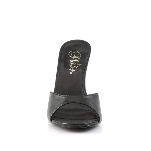Pleaser CLASSIQUE-01 Slide (Black Kid Pu)
