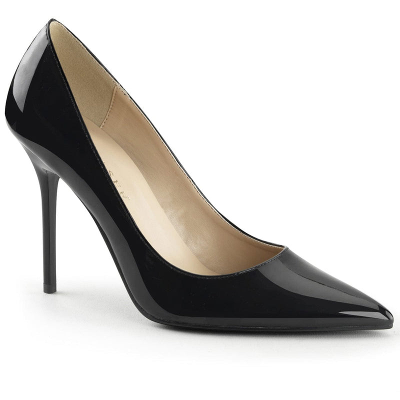 Pleaser CLASSIQUE-20 Pump (Black Patent)