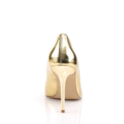 Pleaser CLASSIQUE-20 Pump (Gold Met Pu)