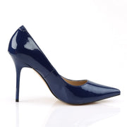 Pleaser CLASSIQUE-20 Pump (Navy Blue Patent)