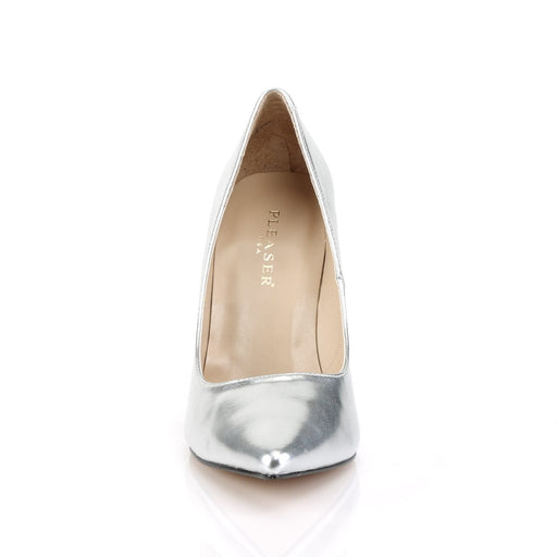 Pleaser CLASSIQUE-20 Pump (Silver Met Pu)