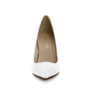 Pleaser CLASSIQUE-20 Pump (White Patent)