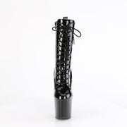 Pleaser CRAZE-1040 Platform Ankle Boot (Black Patent/Black)
