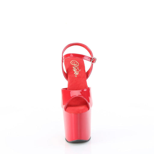 Pleaser CRAZE-809 Platform Sandal (Red Patent/Red)