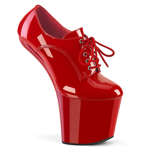 Pleaser CRAZE-860 Platform Boot (Red Patent/Red)