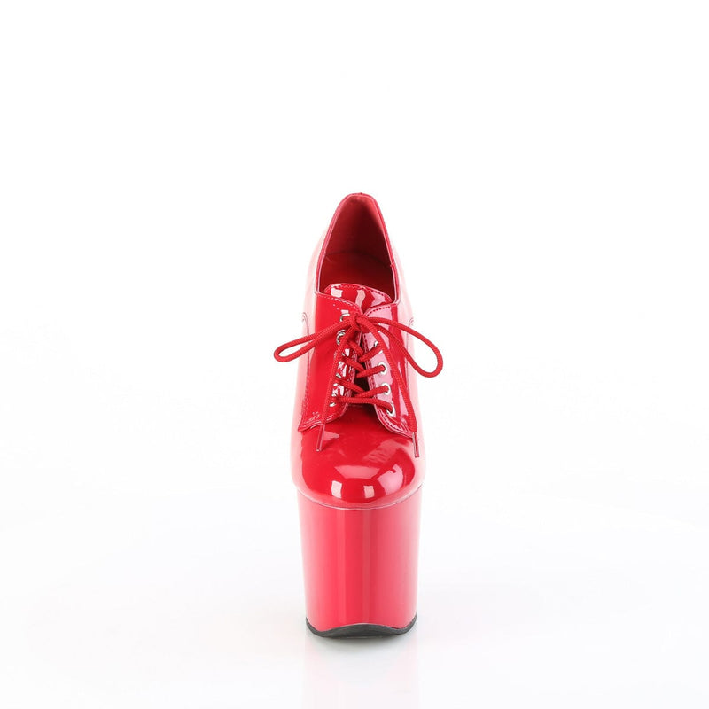 Pleaser CRAZE-860 Platform Boot (Red Patent/Red)