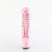 Pleaser DELIGHT-1020 Platform Ankle Boot (Baby Pink Patent/Baby Pink)