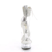 Pleaser DELIGHT-624RS Platform Sandal (Clear/Clear)