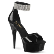 Pleaser DELIGHT-625 Black Patent/Black