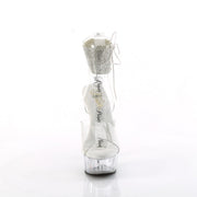 Pleaser DELIGHT-691-2RS Platform Sandal (Clear/Clear)