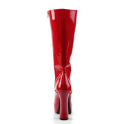 Pleaser ELECTRA-2020 Platform Knee High Boot (Red Patent)