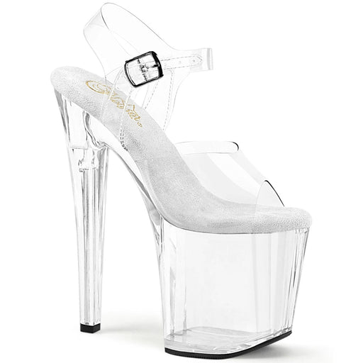 Pleaser ENCHANT-708 Platform Sandal (Clear/Clear)