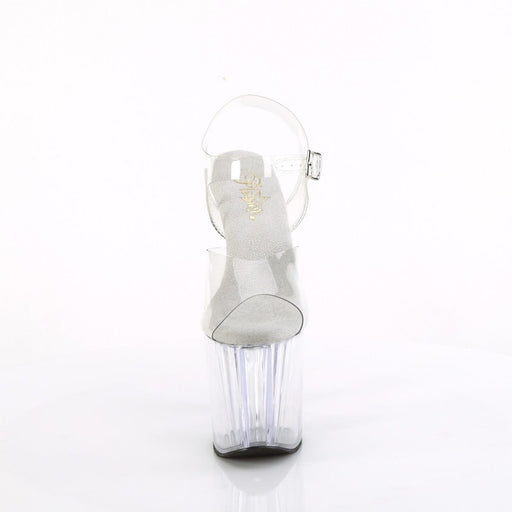 Pleaser ENCHANT-708 Platform Sandal (Clear/Clear)