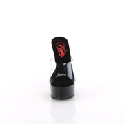Pleaser EXCITE-601 Platform Slide (Clear/Black)