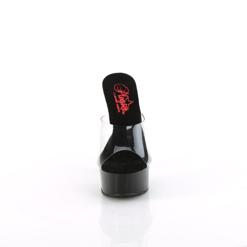 Pleaser EXCITE-601 Platform Slide (Clear/Black)