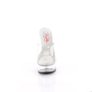 Pleaser EXCITE-601 Platform Slide (Clear/Clear)