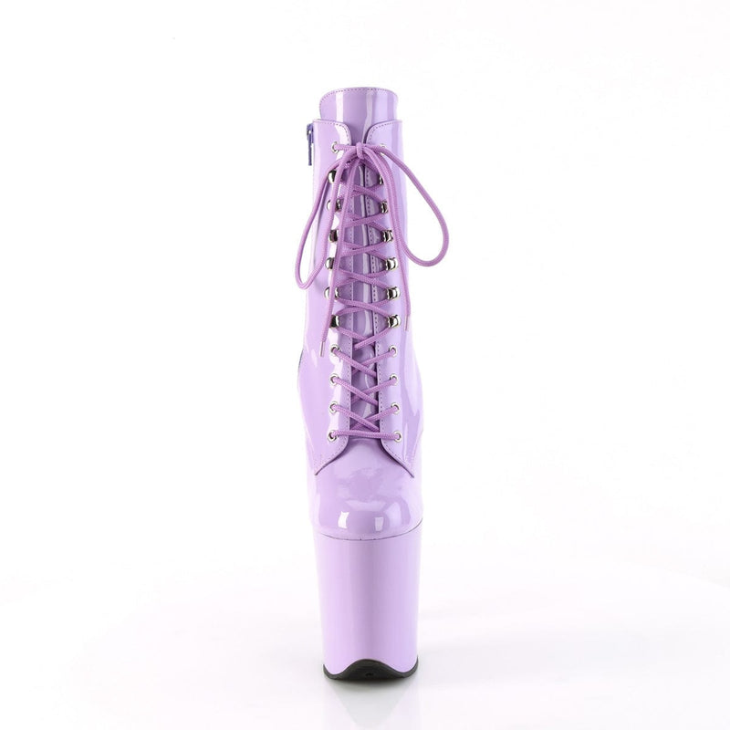 Pleaser FLAMINGO-1020 Platform Ankle Boot (Lavender Patent/Lavender)