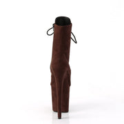 Pleaser FLAMINGO-1020FS Platform Ankle Boot (Mocha Faux Suede/Mocha Faux Suede)