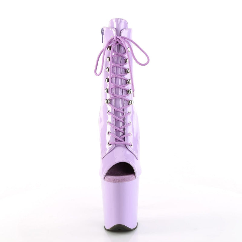 Pleaser FLAMINGO-1021 Platform Ankle Boot (Lavender Patent/Lavender)