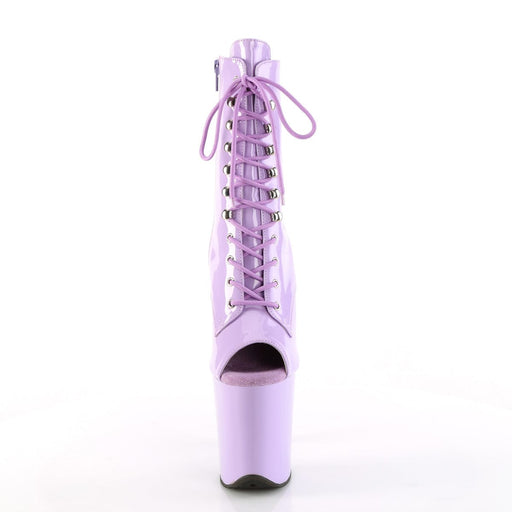 Pleaser FLAMINGO-1021 Platform Ankle Boot (Lavender Patent/Lavender)