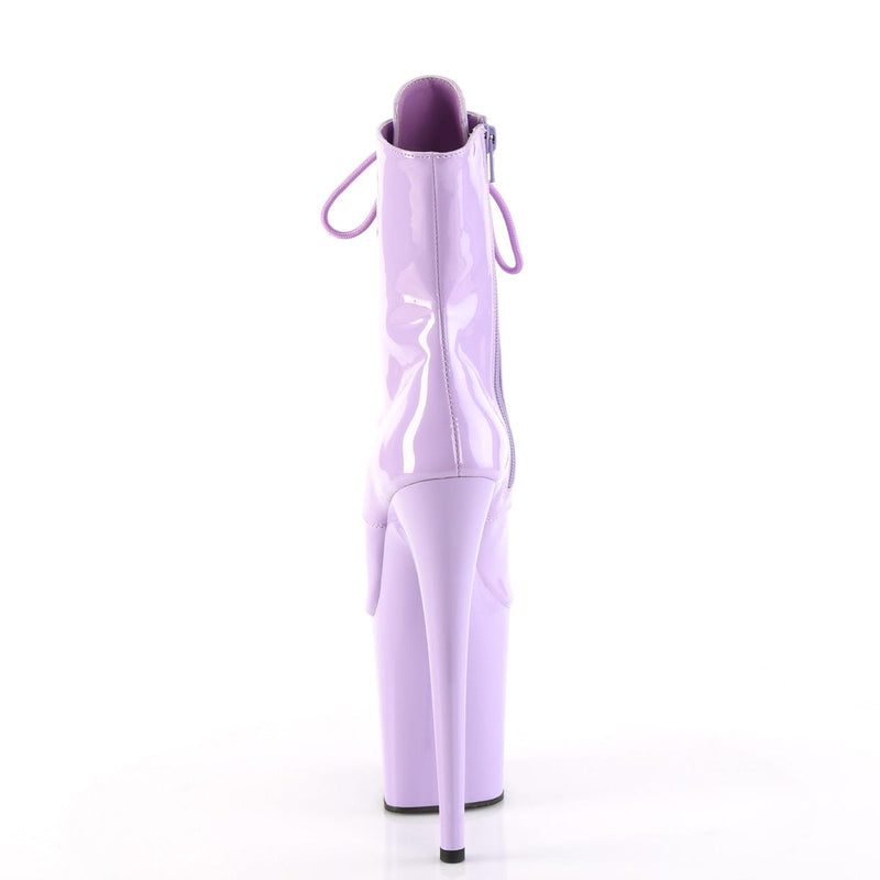 Pleaser FLAMINGO-1021 Platform Ankle Boot (Lavender Patent/Lavender)