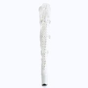 Pleaser FLAMINGO-3028 Platform Thigh High Boot (White Stretch Patent/White)
