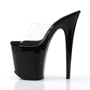 Pleaser FLAMINGO-801 Platform Slide (Clear/Black)