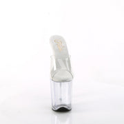 Pleaser FLAMINGO-801 Platform Slide (Clear/Clear)
