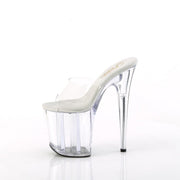 Pleaser FLAMINGO-801 Platform Slide (Clear/Clear)