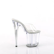 Pleaser FLAMINGO-801 Platform Slide (Clear/Clear)