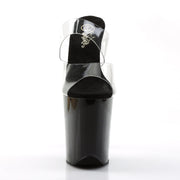 Pleaser FLAMINGO-802 Platform Slide (Clear/Black)