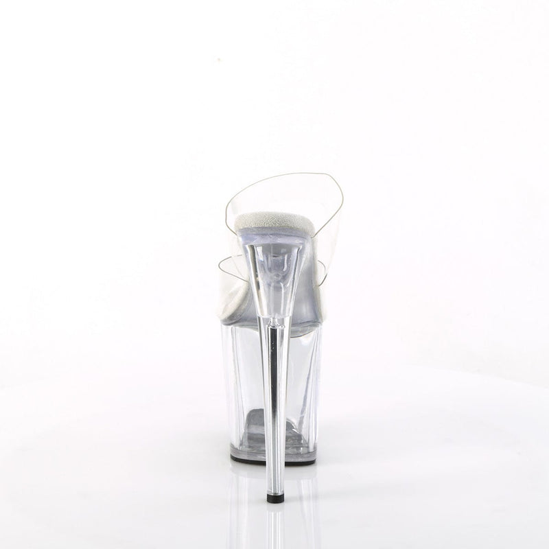 Pleaser FLAMINGO-802 Platform Slide (Clear/Clear)