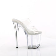 Pleaser FLAMINGO-802 Platform Slide (Clear/Clear)