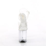 Pleaser FLAMINGO-808 Platform Sandal (Clear/Clear)