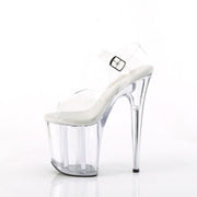 Pleaser FLAMINGO-808 Platform Sandal (Clear/Clear)