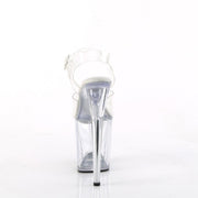Pleaser FLAMINGO-808 Platform Sandal (Clear/Clear)