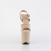 Pleaser FLAMINGO-808N Platform Sandal (Cream (Jelly-Like) TPU/Cream)
