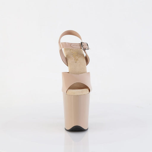 Pleaser FLAMINGO-808N Platform Sandal (Cream (Jelly-Like) TPU/Cream)