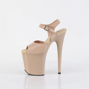 Pleaser FLAMINGO-808N Platform Sandal (Cream (Jelly-Like) TPU/Cream)