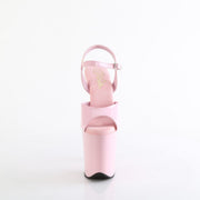 Pleaser FLAMINGO-809 Platform Sandal (Baby Pink Patent/Baby Pink)