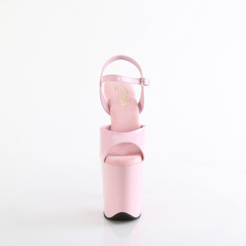 Pleaser FLAMINGO-809 Platform Sandal (Baby Pink Patent/Baby Pink)