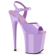 Pleaser FLAMINGO-809 Platform Sandal (Lavender Patent/Lavender)