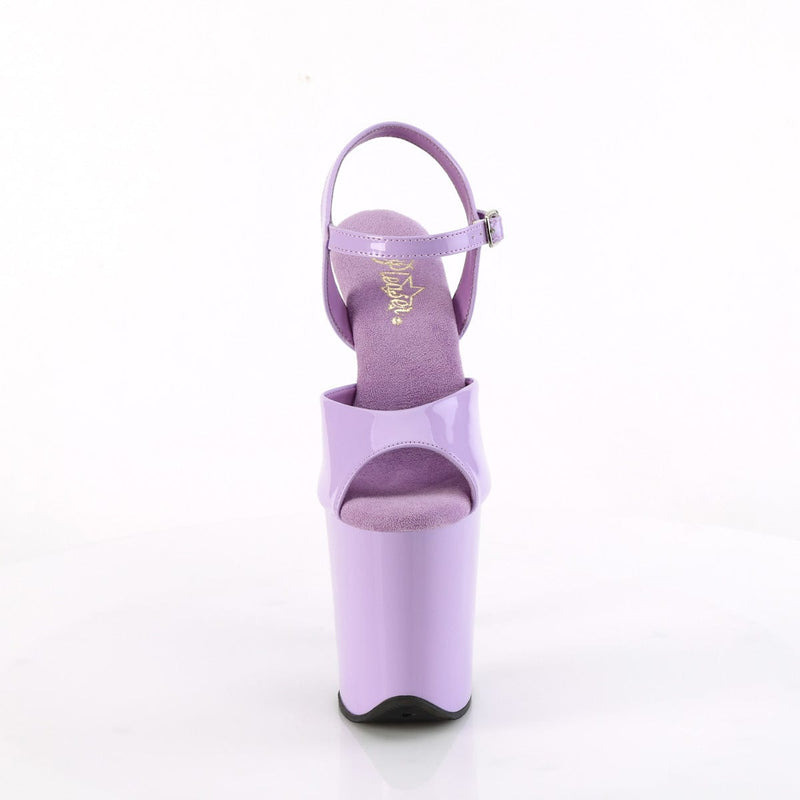 Pleaser FLAMINGO-809 Platform Sandal (Lavender Patent/Lavender)