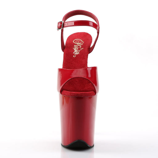 Pleaser FLAMINGO-809 Platform Sandal (Red Patent/Red)