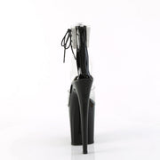 Pleaser FLAMINGO-824RS Platform Sandal (Clear/Black)