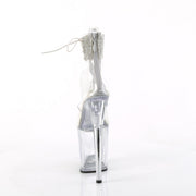 Pleaser FLAMINGO-824RS Platform Sandal (Clear/Clear)