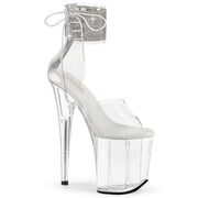 Pleaser FLAMINGO-824RS Platform Sandal (Clear/Clear)