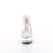Pleaser GLEAM-601 Platform Slide (Clear/Clear)