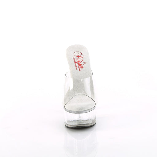 Pleaser GLEAM-601 Platform Slide (Clear/Clear)