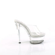 Pleaser GLEAM-601 Platform Slide (Clear/Clear)